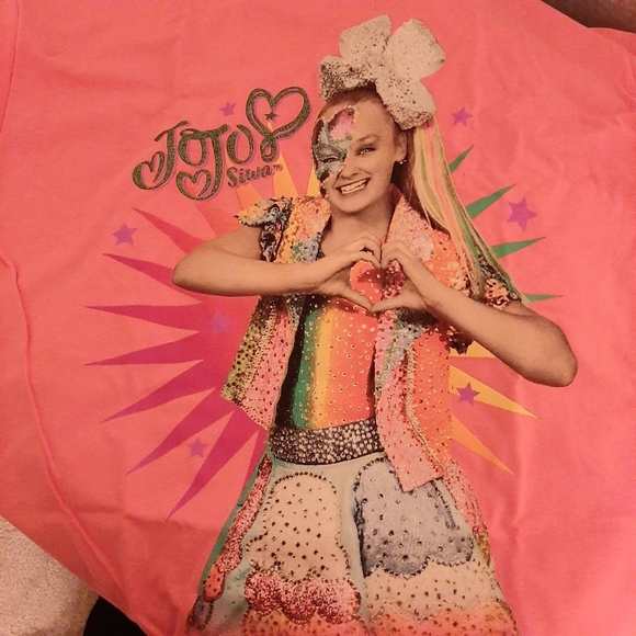 JOJO SIWA TEE SHIRT. HAIR BOW AND BACKPACK. - Picture 9 of 9